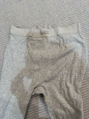 SKIMS Light Gray Ribbed Leggings